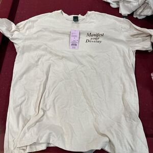 Wild-fable Women's White and Cream T-shirt